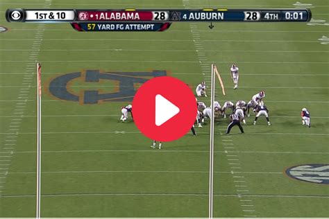 The Kick Six, Auburn’s Iron Bowl miracle vs. Alabama  